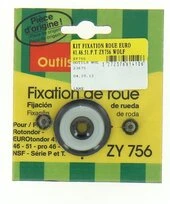 Kit de Fixation Roue ZY 756 pour Tondeuse Eutotondor et Rotondor - Wolf
