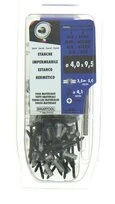 Lot de 50 Rivets Aveugles Etanches Aluminium / Acier Tous Matériaux Ø 4.0 x 12 mm