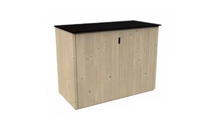 armoire jardin bois