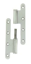 Paumelle à Bouts Ronds en Inox 140x70 mm -  Gauche - Design-Mat