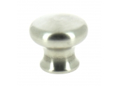 Bouton Rond en Inox Brossé - Ø 32 mm - Longueur 28 mm - Design-Mat