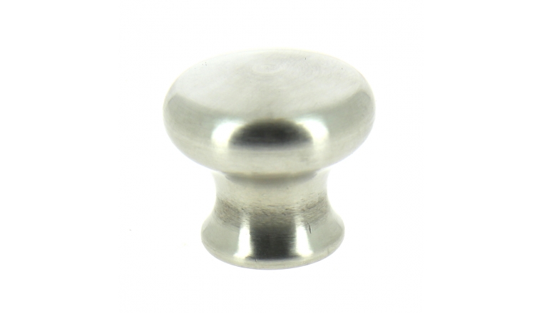 Bouton Rond en Inox Brossé - Ø 32 mm - Longueur 28 mm - Design-Mat