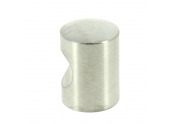 Bouton à Encoche en Inox Brossé - Ø 20 mm - Longueur 25 mm - Design-Mat