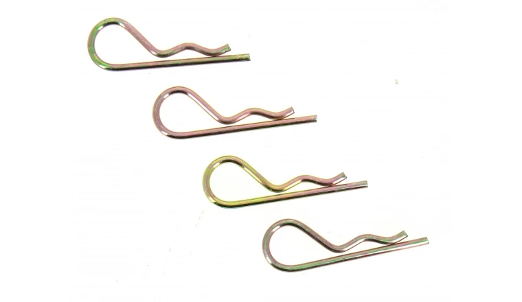 Sachet de 4 Goupilles Béta en Acier Bichromaté Ø 5 x 105 mm - Vigouroux