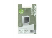 Adaptateur pour Appareillage en Saillie Alréa - Moulure PVC 12 x 30 mm - Ref GPM12339NU - Tehalit