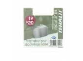 Adaptateur pour Appareillage en Saillie - Moulure PVC 12 x 20 mm - Ref GPM12249B - Tehalit