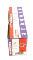 Boîte de 100 Colliers Rilsan Noir - Largeur 9 mm - Longueur 350 mm - Ref 709040 - Debflex