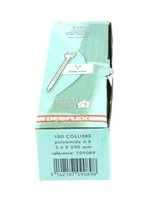 Boîte de 100 Colliers Rilsan Blanc - Largeur 3.5 mm - Longueur 150 mm