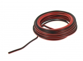 Cable HiFi 2 x 0.75 mm² Rouge et Noir - Bobine de 10 m - Ref 213320 - Debflex