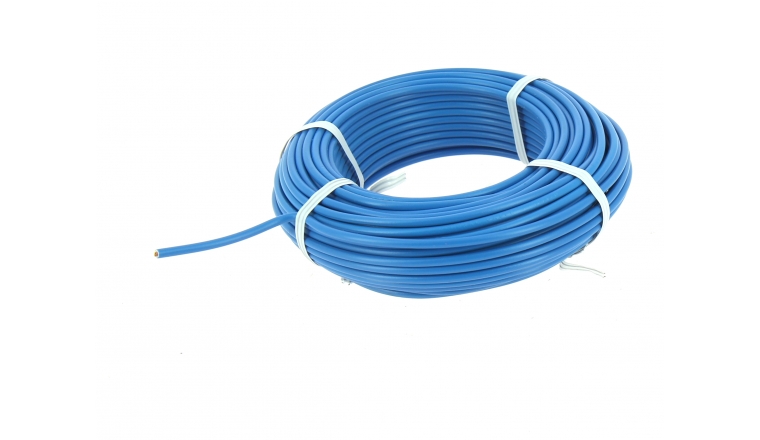 Fil Electrique H07V-U Bleu 2.5 mm² - Bobine de 25 m - Ref 8324582D - Miguelez