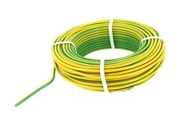 Fil Electrique H07V-U Jaune et Vert 2.5 mm² - Bobine de 25 m - Ref 8324586D - Miguelez