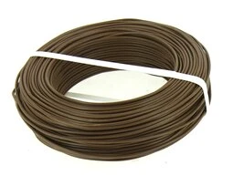 Fil Electrique H07V-U Marron 1.5 mm² - Bobine de 100 m - Ref 8324491S - Miguelez