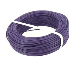 Fil Electrique H07V-U Violet 1.5 mm²  Bobine 100 m - Ref 8324497S - Miguelez