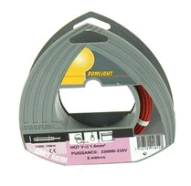 Fil Electrique H07V-U Rouge 1.5 mm² - Bobine de 5 m - Ref 110814 - Debflex