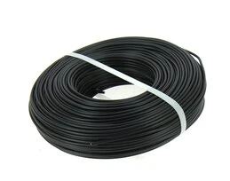 Fil Electrique H07V-U Noir 1.5 mm² - Bobine de 100 m - Ref 8324492S - Miguelez