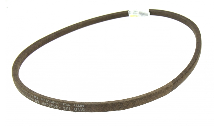 Courroie de Lame Trapezoïdale pour Tondeuse Autoportée 16 x 10 mm - Ref 754-04053 - MTD