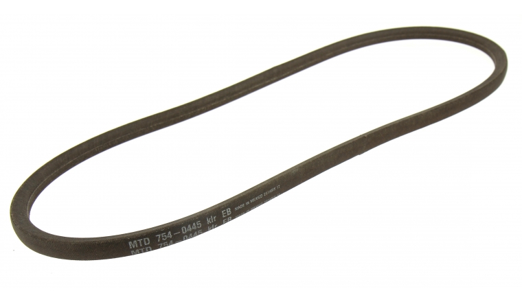 Courroie de Lame Trapezoïdale pour Tondeuse Autoportée 16 x 12 mm - Ref 754-0445 - MTD