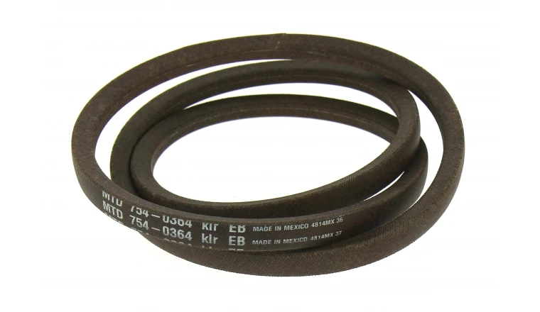 Courroie de Lame Trapezoïdale pour Tondeuse Autoportée 16 x 12 mm - Ref 754-0364 - MTD
