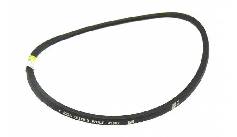 Courroie de Traction Trapezoïdale pour Tondeuse Thermique Tractée 11 x 9 mm - Ref 43082 - Outils Wolf