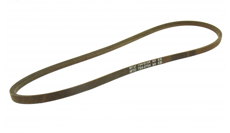 Courroie de Lame Trapezoïdale pour Tondeuse Autoportée 16 x 10 mm - Ref 754-0754 - MTD