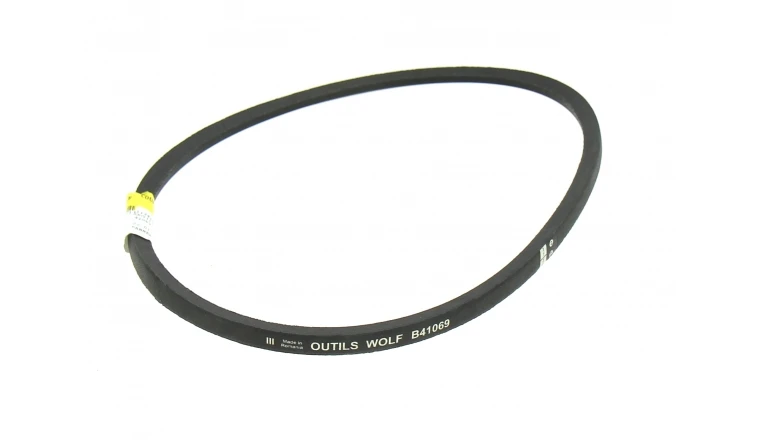 Courroie de Traction Trapezoïdale pour Tondeuse Thermique Tractée 10 x 10 mm - Ref 41069 - Outils Wolf