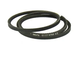 Courroie de Ventilateur Crantée Trapezoïdale pour Tracteur Deutz Fahr 12 x 10 mm - Ref 01175766