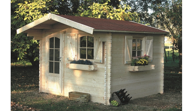 Abri de jardin en Bois CHAMONIX Solid 7.44 m² S8980
