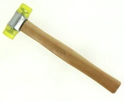 Maillet à Embout Plastique Manche Bois 35 mm - Ref 140.5202 - KS Tools