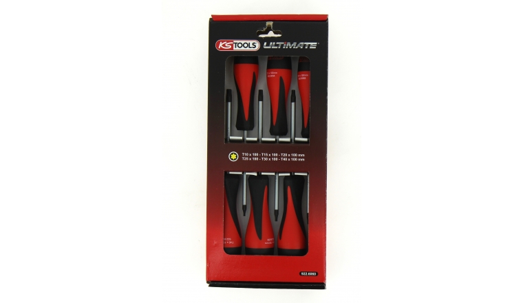 Coffret de 6 Tournevis Torx T10 - T40 - Ref 922.6060 - KS Tools