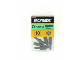 Boîte de 5 Embouts de Vissage 1/4" T20 x 25 mm - Ref 244163 - Ironside