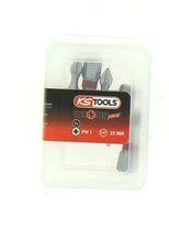 Boîte de 5 Embouts de Vissage 1/4" PH1 x 25 mm - Ref 918.3106 - KS Tools