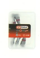 Boîte de 5 Embouts de Vissage 1/4" PH2 x 25 mm - Ref 918.3111 - KS Tools