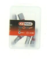 Boîte de 5 Embouts de Vissage 1/4" PH3 x 25 mm - Ref 918.3116 - KS Tools