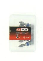 Boîte de 5 Embouts de Vissage 1/4" PZ1 x 25 mm - Ref 918.3206 - KS Tools