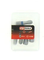 Boîte de 5 Embouts de Vissage 1/4" PZ3 x 25 mm - Ref 918.3216 - KS Tools