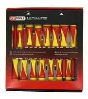 Coffret de 16 Tournevis Isolés Plat, Cruciforme et Pozidriv - Ref 922.6219 - KS Tools