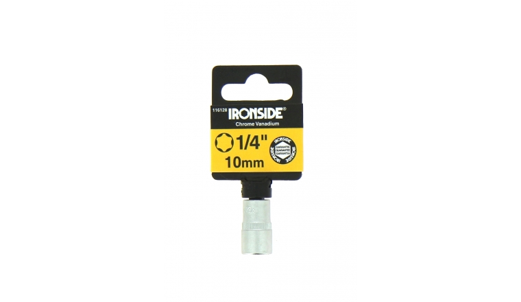 Douille 1/4" en Chrome 10 mm - Ref 116128 - Ironside