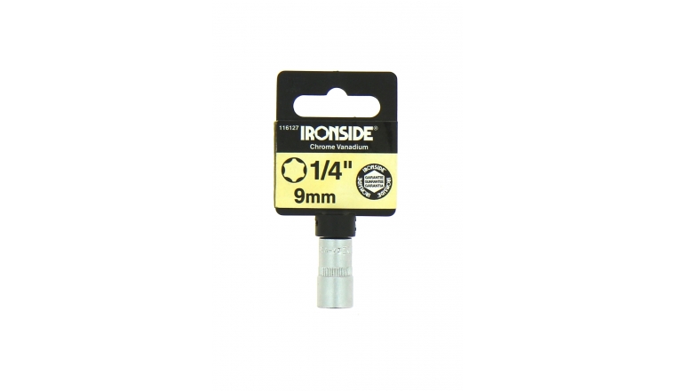 Douille 1/4" en Chrome 9 mm - Ref 116127 - Ironside