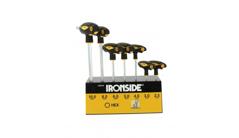 Coffret de 7 Tournevis en T - 6 Pans - Ref 120618 - Ironside