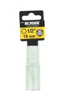 Douille Longue 1/2" en Chrome 19 mm x 77 mm - Ref 116275 - Ironside