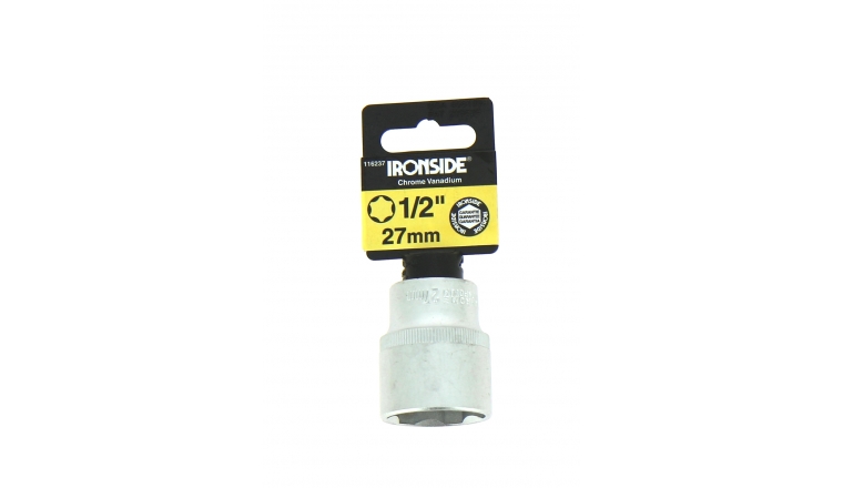 Douille 1/2" en Chrome 27 mm - Ref 116237 - Ironside