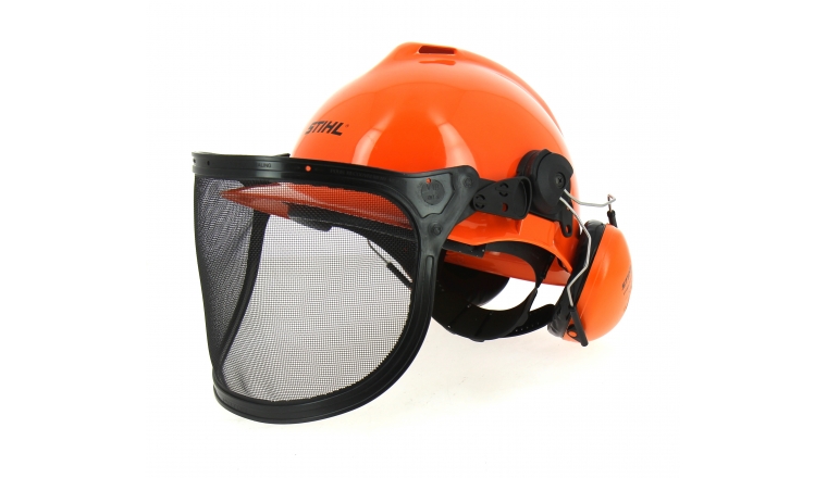 casque de sécurité pour bucheron