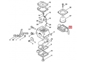 Bride de Carburateur pour machine thermique Stihl - Ref 4140-120-2250