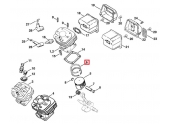 Segment de Piston pour Tronçonneuse 024 et MS 240 Stihl - Ref 1121-034-3005