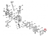 Couvercle de Bride de Carburateur machine thermique Stihl - Ref 4140-121-0800