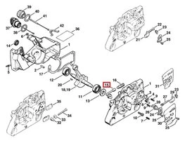 Durite d'aspiration huile de chaîne pour Tronçonneuse STIHL - Ref 1122 647 9400