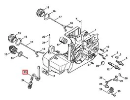 Durite d'aspiration Carburant pour Tronçonneuse Stihl - ref 1127-358-7703