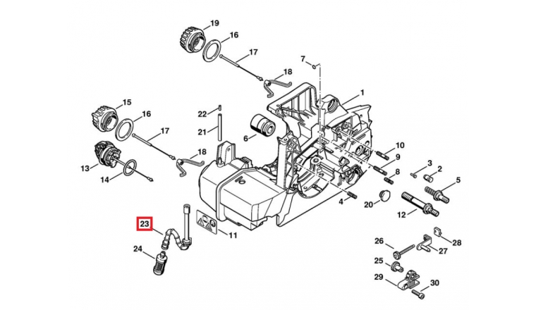 Durite d'aspiration Carburant pour Tronçonneuse Stihl - ref 1127-358-7703