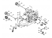 Vis d'Assemble Moteur pour tronçonneuse 029, 039, MS290, MS 310 et MS 390 Stihl - Ref 1127-664-2405 