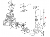 Durite d'Aspiration Carburant pour machine thermique Stihl - Ref 4128-358-0800